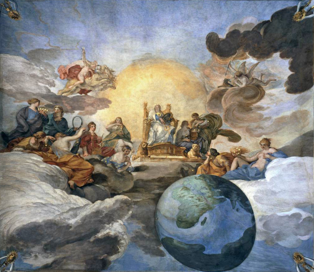 fresco at  the palazzo barberini